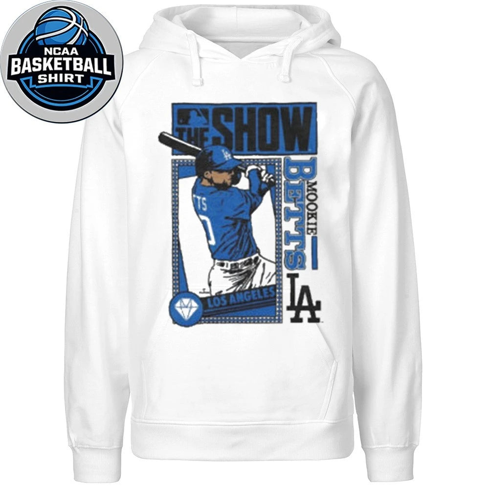 T-shirt with Los Angeles Dodgers Mookie Betts graphic print