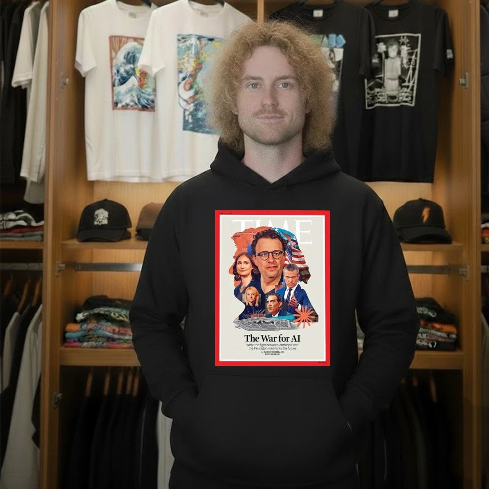 TIME Magazine Cover The War for AI Issue April 6 2026 Technology Feature Poster Shirt