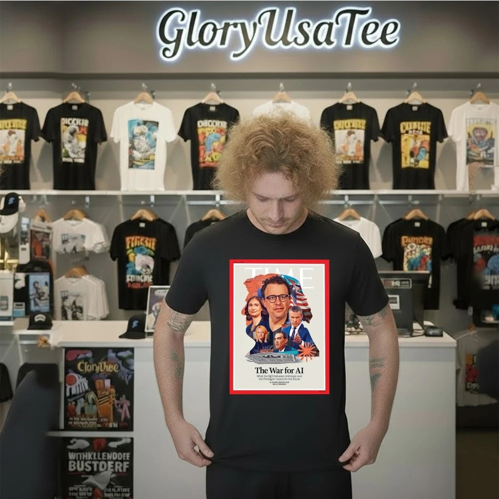 TIME Magazine Cover The War for AI Issue April 6 2026 Technology Feature Poster Shirt