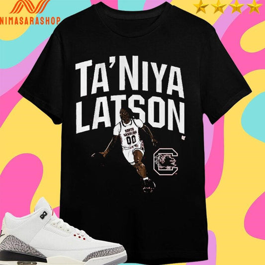 Ta’niya Latson Name Pose South Carolina Gamecocks Men’s Basketball Shirts