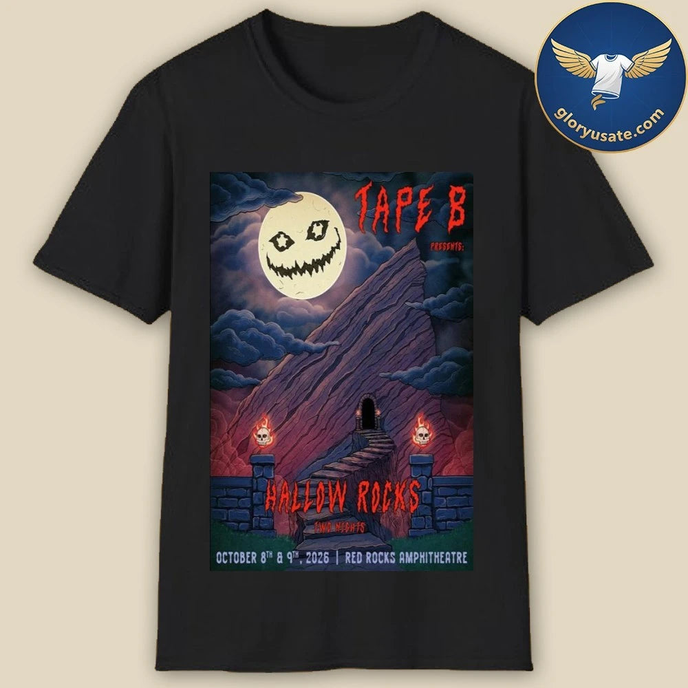 Tape B Red Rocks Amphitheatre Morrison Colorado October 8 9 2026 Poster Shirt