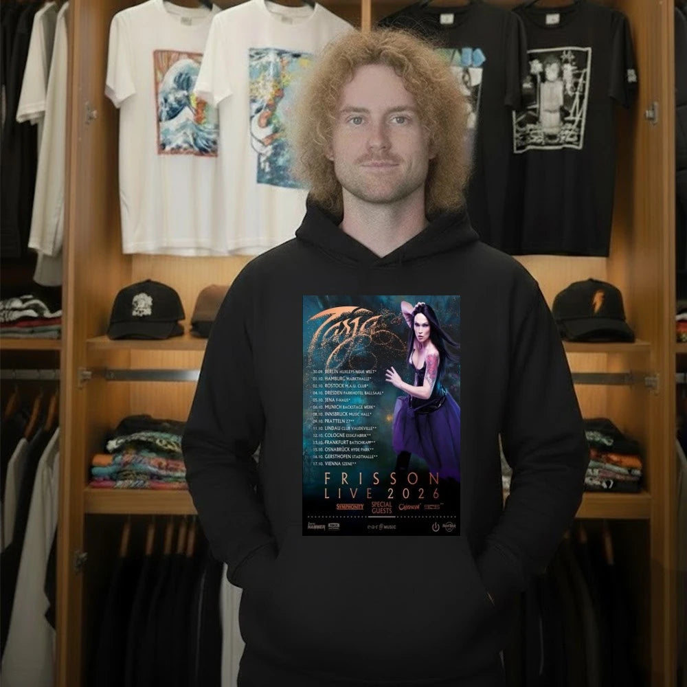 Tarja Turunen Frisson Live 2026 Poster Shirt