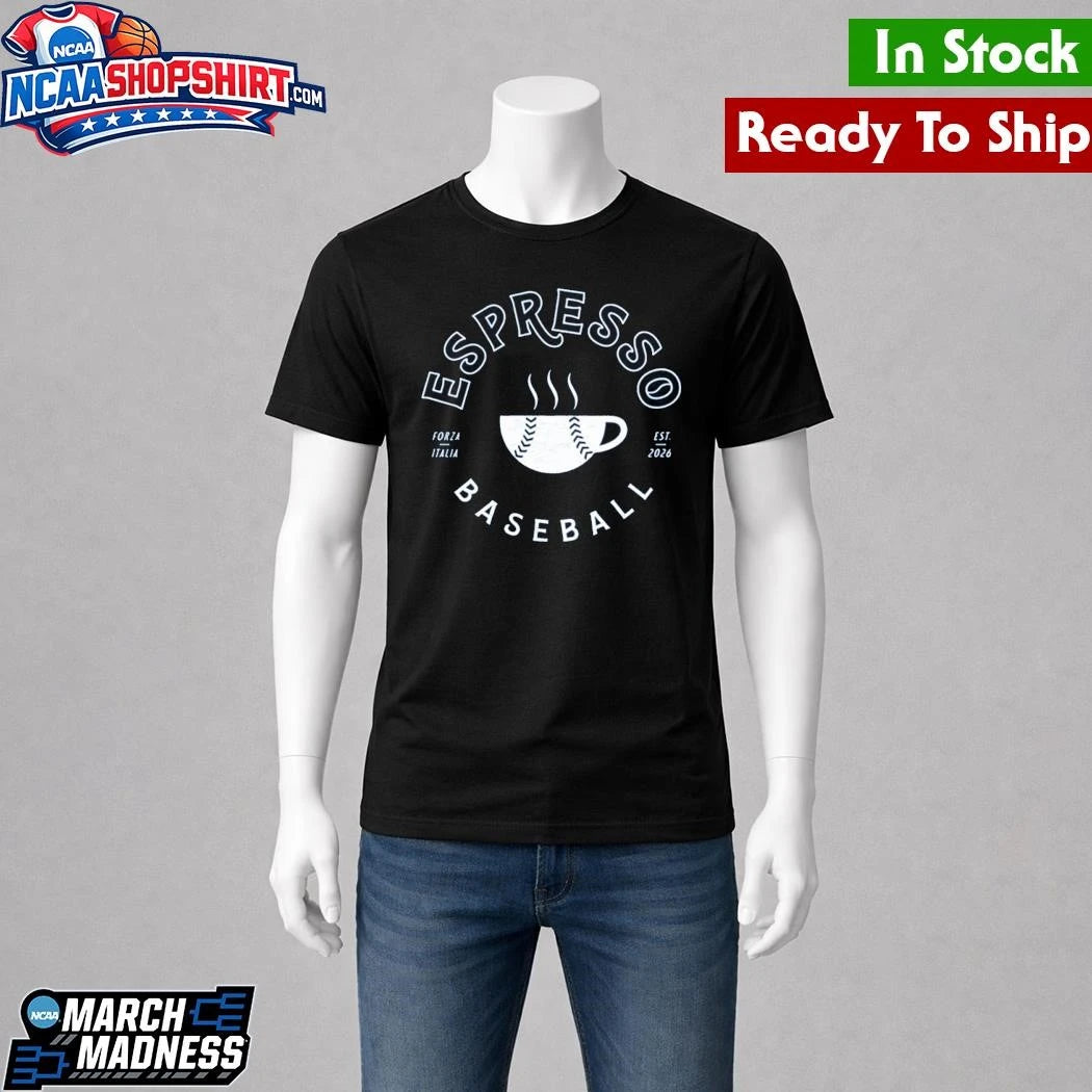 Team Italy Espresso Baseball Shirt