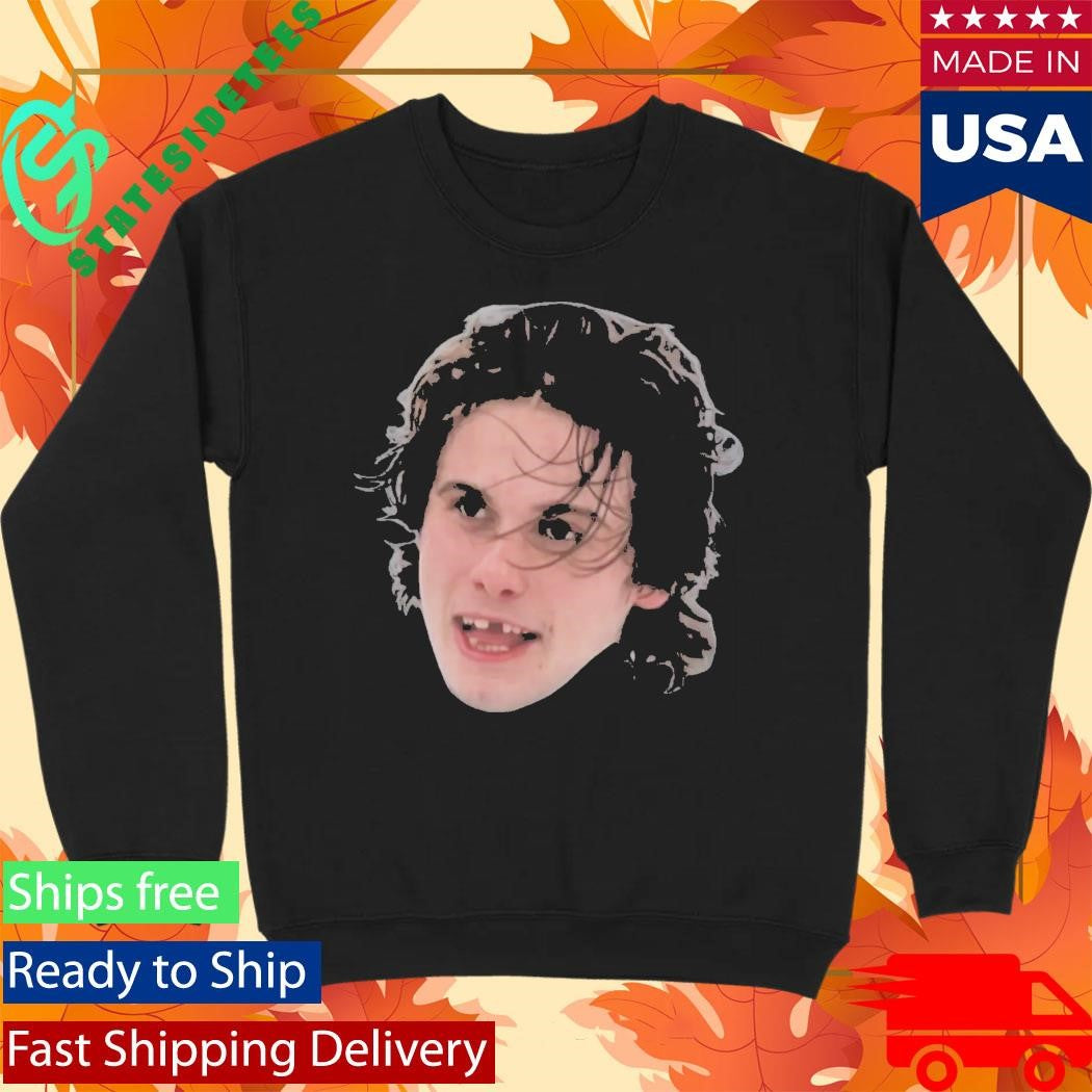 Team USA Jack Hughes Missing Teeth Throwback Shirt