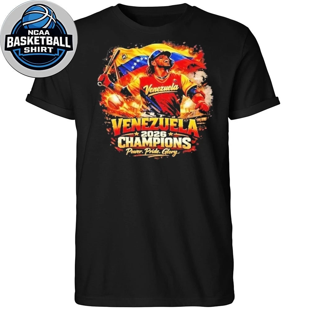 Team Venezuela 2026 Champions World Baseball Power Pride Glory Shirt