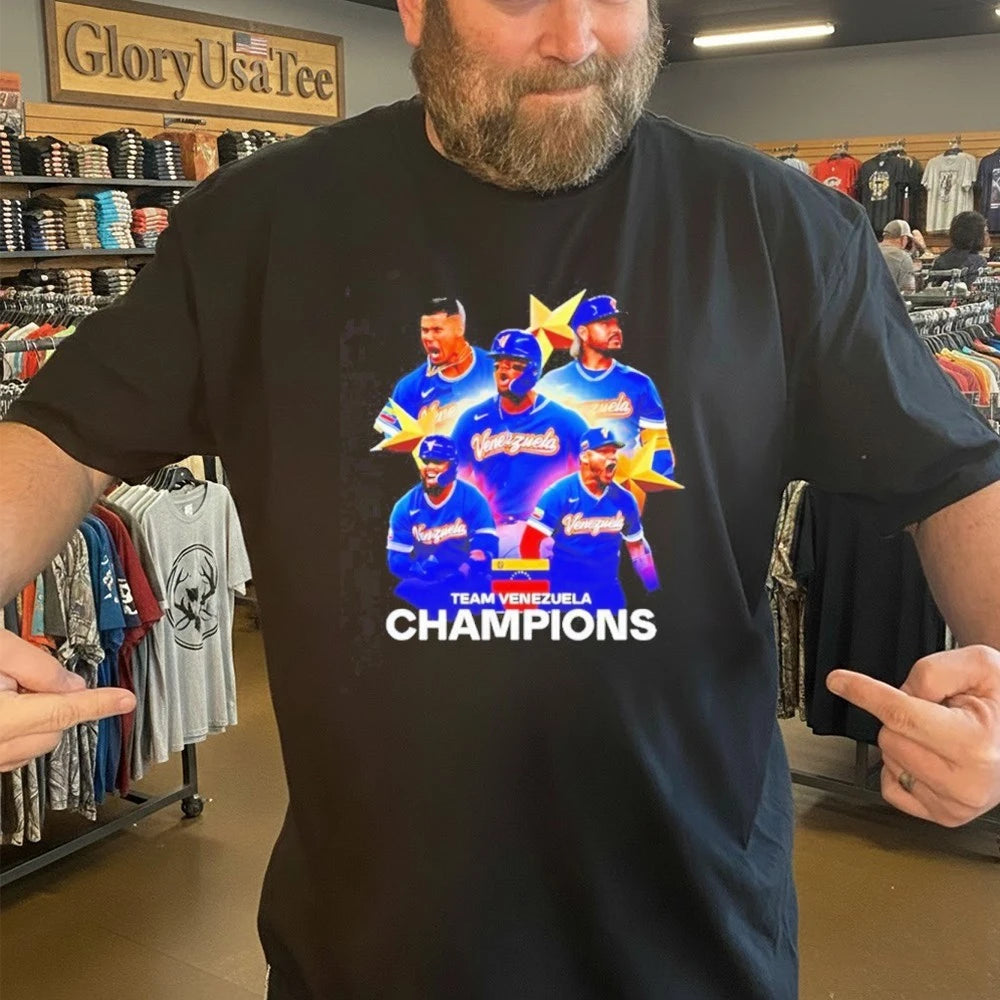 Team Venezuela baseball 2026 WBC Champions graphic Shirt