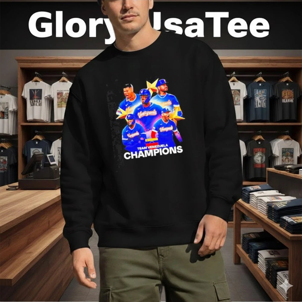 Team Venezuela baseball 2026 WBC Champions graphic Shirt