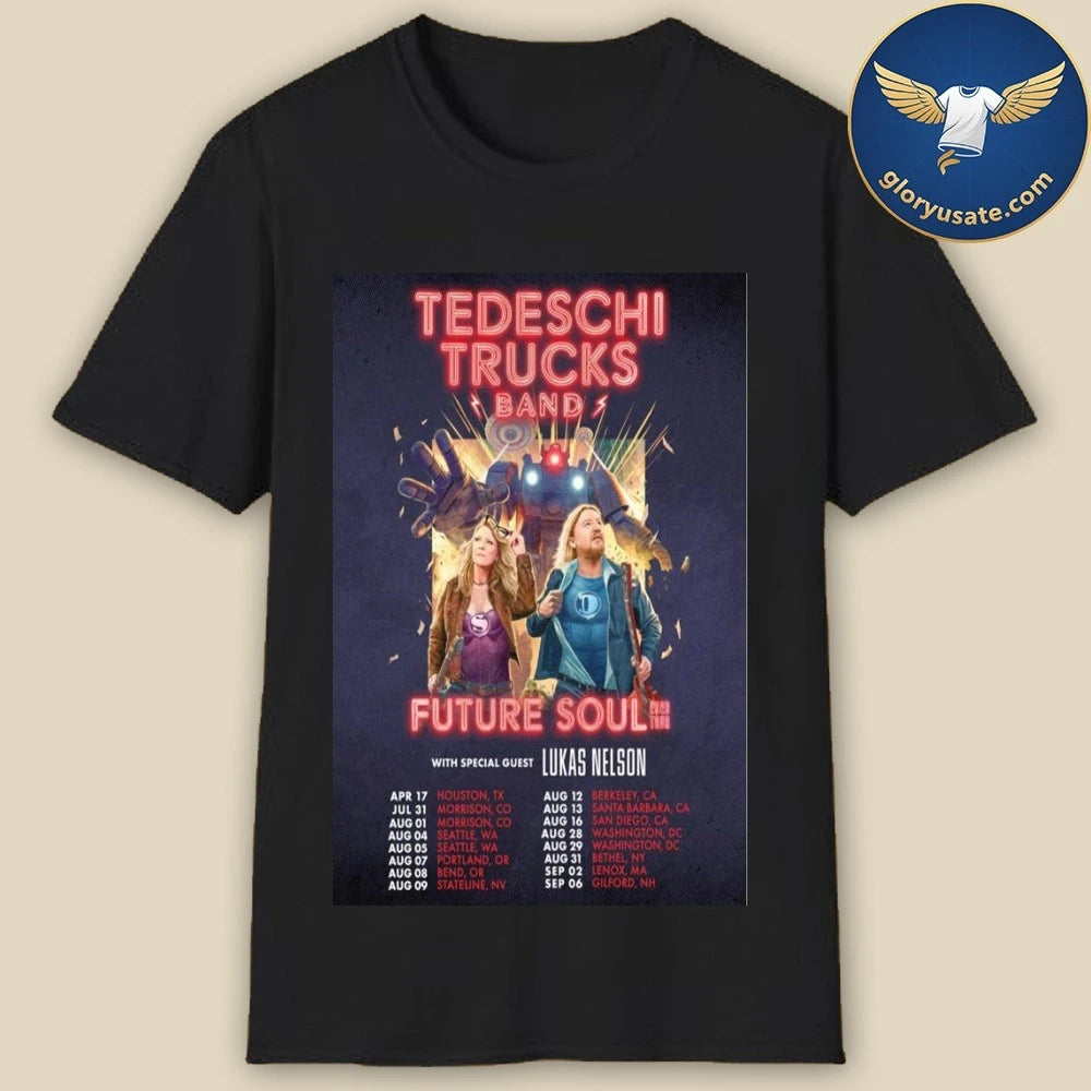 Tedeschi Trucks Band Future Soul Tour 2026 Poster Shirt