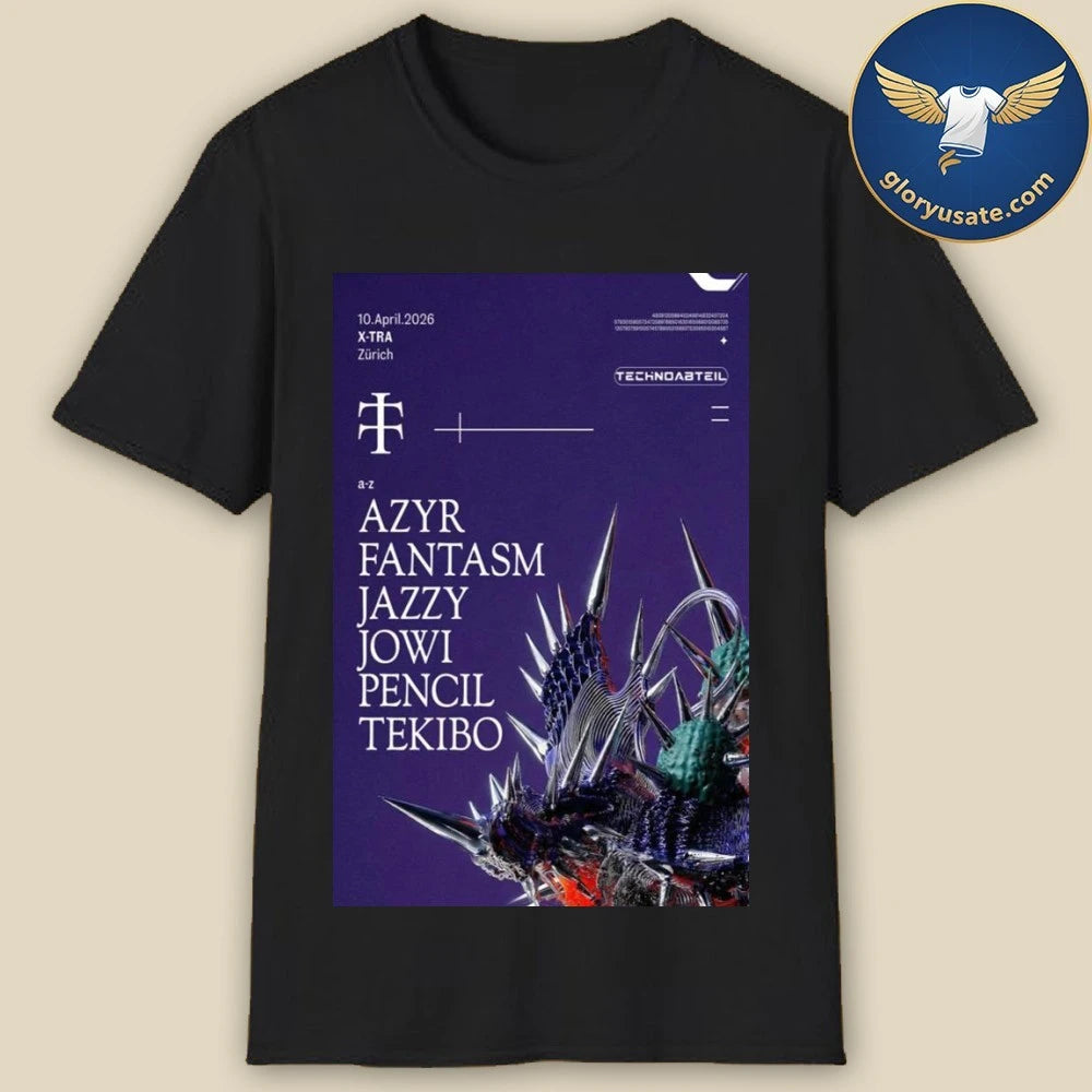 Teletech 10 April 2026 X-TRA Zurich Poster Shirt