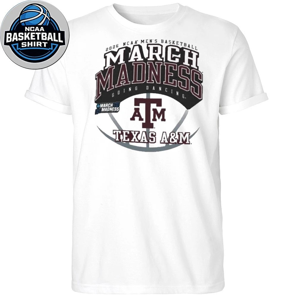 Texas A&amp;M 2026 NCAA Men’s Basketball March Madness March Madness Logo Shirt