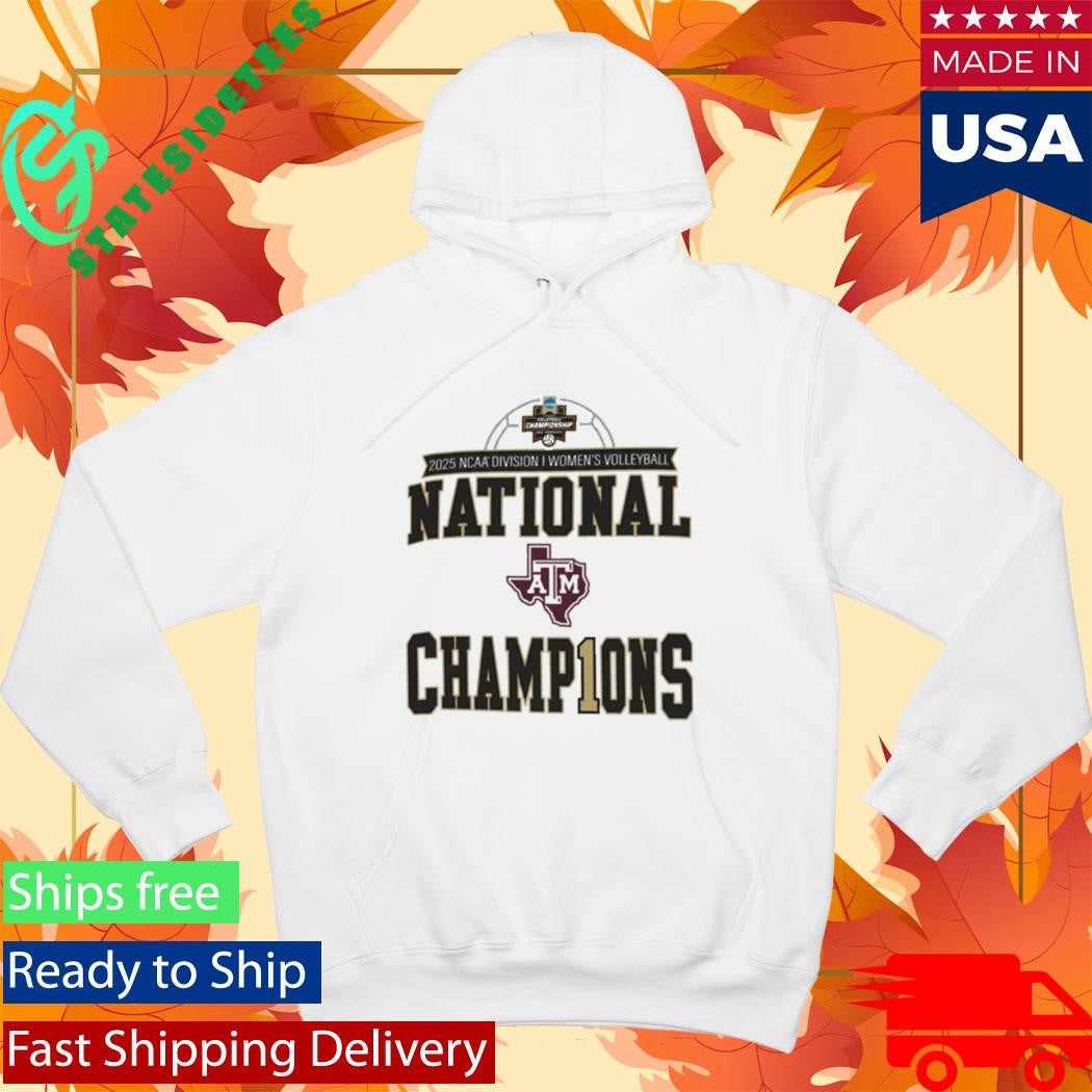 Texas A&amp;M Aggies 2025 NCAA Volleyball National Champions Locker Room Shirt