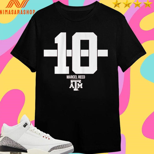 Texas A&amp;M Aggies Football Marcel Reed 10 Stripe Shirts