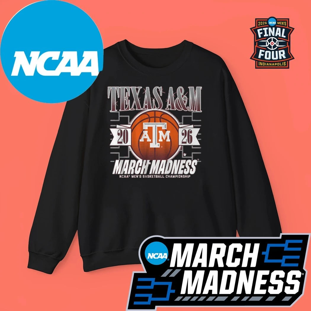 Texas A&amp;M Aggies MBB 2026 NCAA Women’s Basketball Championship March Madness Logo Shirt