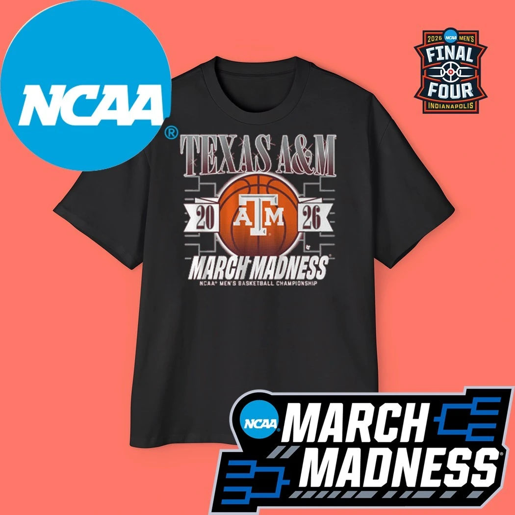 Texas A&amp;M Aggies MBB 2026 NCAA Women’s Basketball Championship March Madness Logo Shirt
