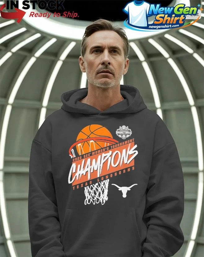 Texas Longhorns Women’s 2026 SEC Women’s Basketball Tournament Champions Shirt