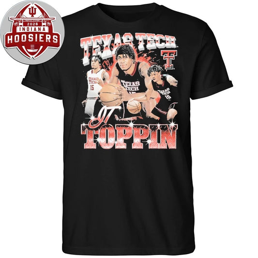 Texas Tech Basketball Official NIL JT Toppin 90s Shirt