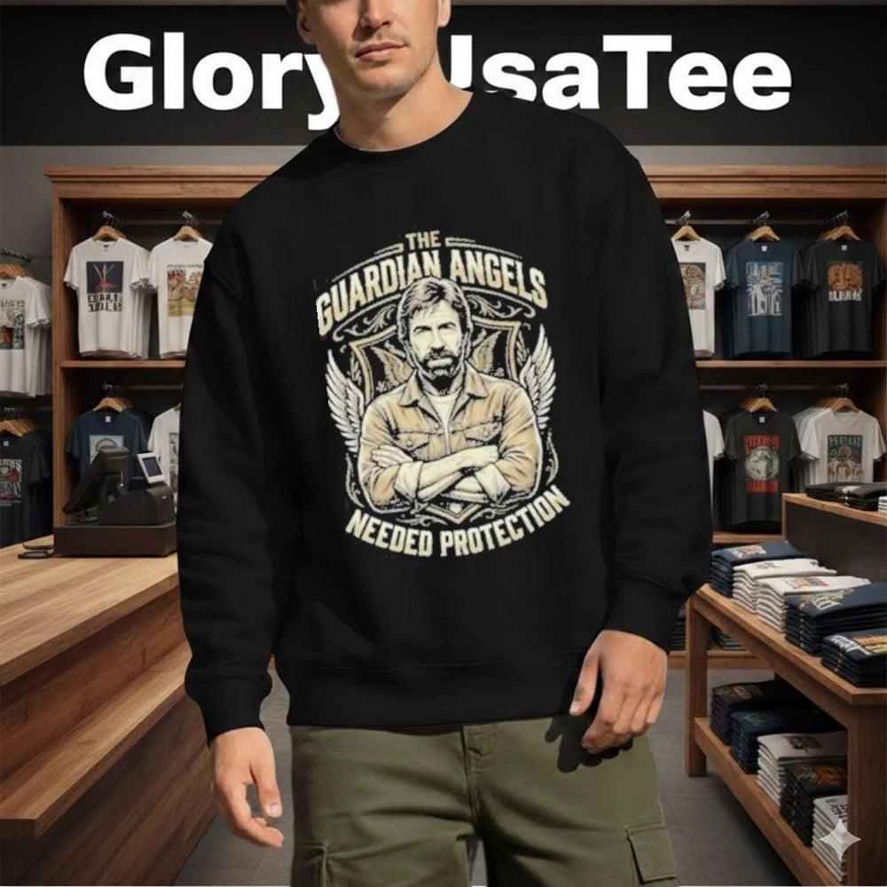 The Angels Needed Protection Rip Chuck Norris Shirt