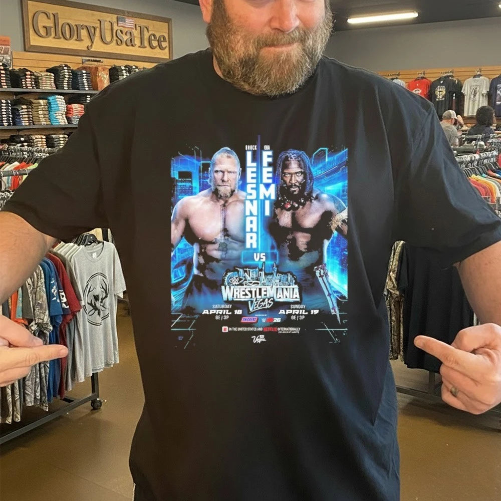 The Beast vs The Ruler Wrestlemania Vegas 2026 April 18th 19th Shirt