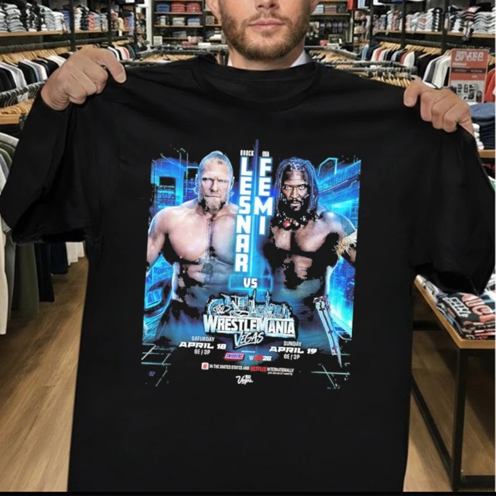 The Beast vs The Ruler Wrestlemania Vegas 2026 April 18th 19th Shirt