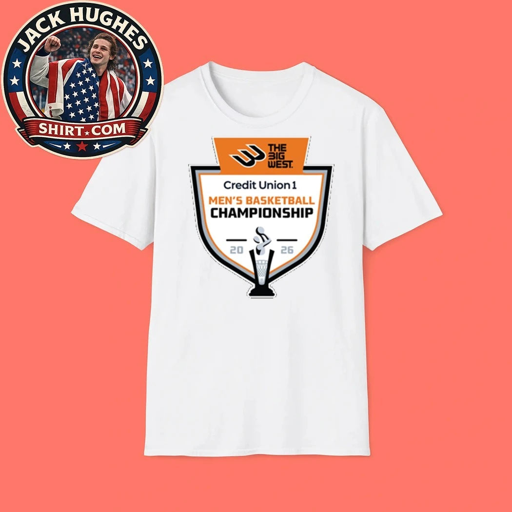 The Big West Credit Union 1 Men’s Basketball Championship 2026 Logo T-Shirt