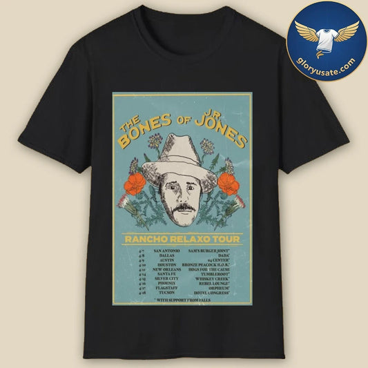 The Bones of J.R. Jones Rancho Relaxo Tour April 2026 Poster Shirt