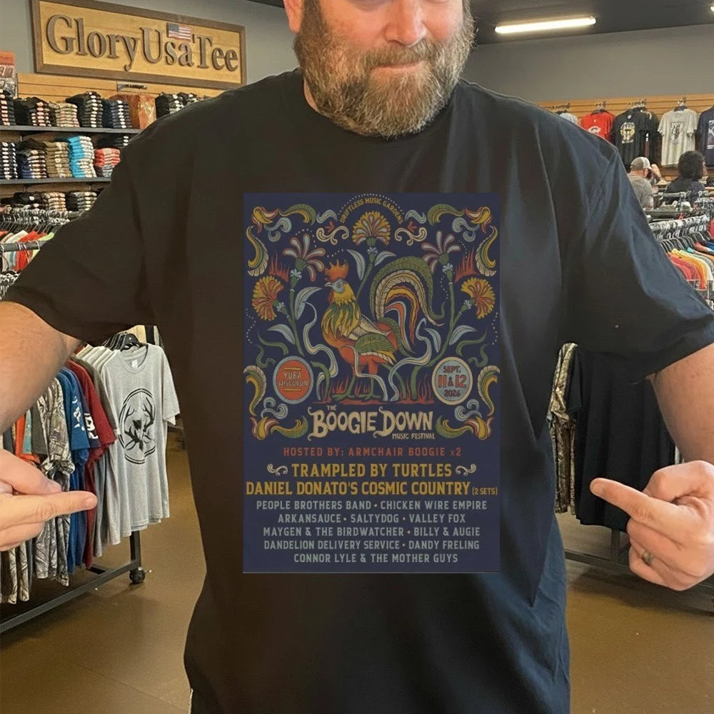 The Boogie Down Yuba Wisconsin September 11-12 2026 Poster Shirt