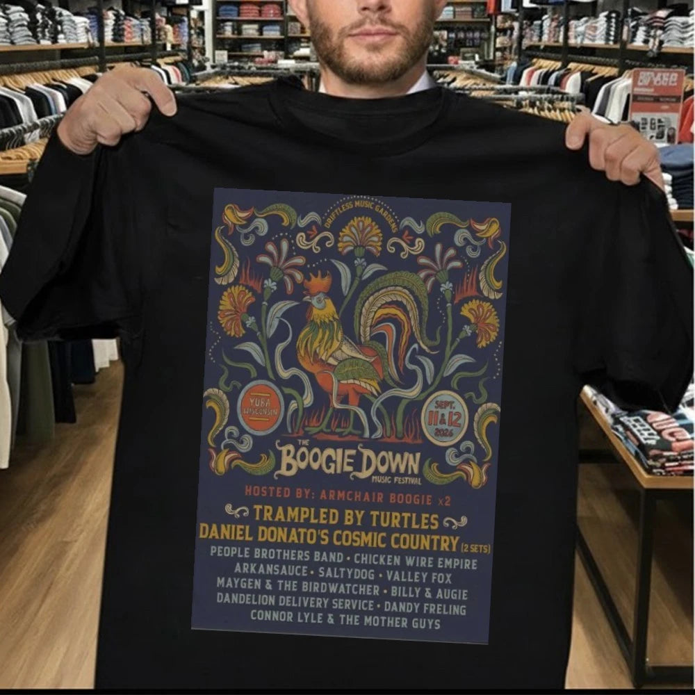 The Boogie Down Yuba Wisconsin September 11-12 2026 Poster Shirt