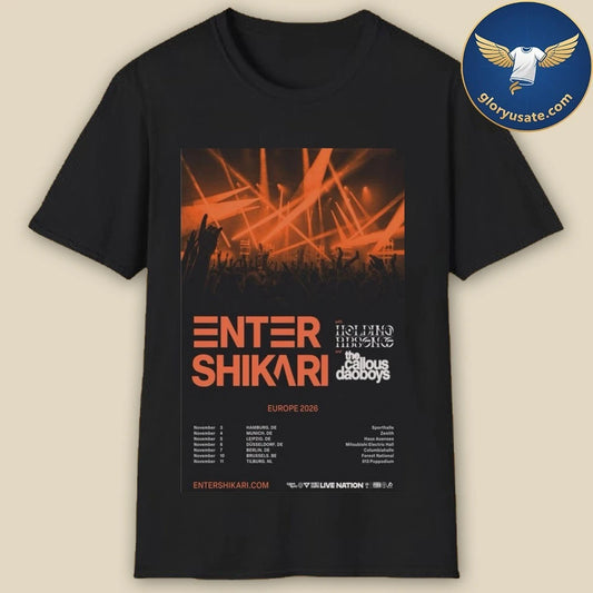 The Callous Daoboys Tour Europe 2026 Poster Shirt