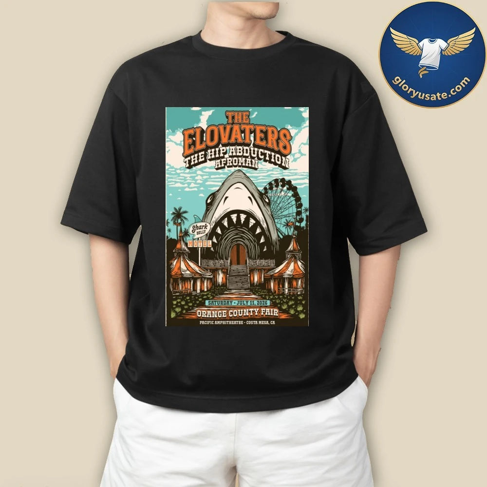 The Elovaters July 11 2026 Pacific Amphitheatre Costa Mesa CA Poster Shirt