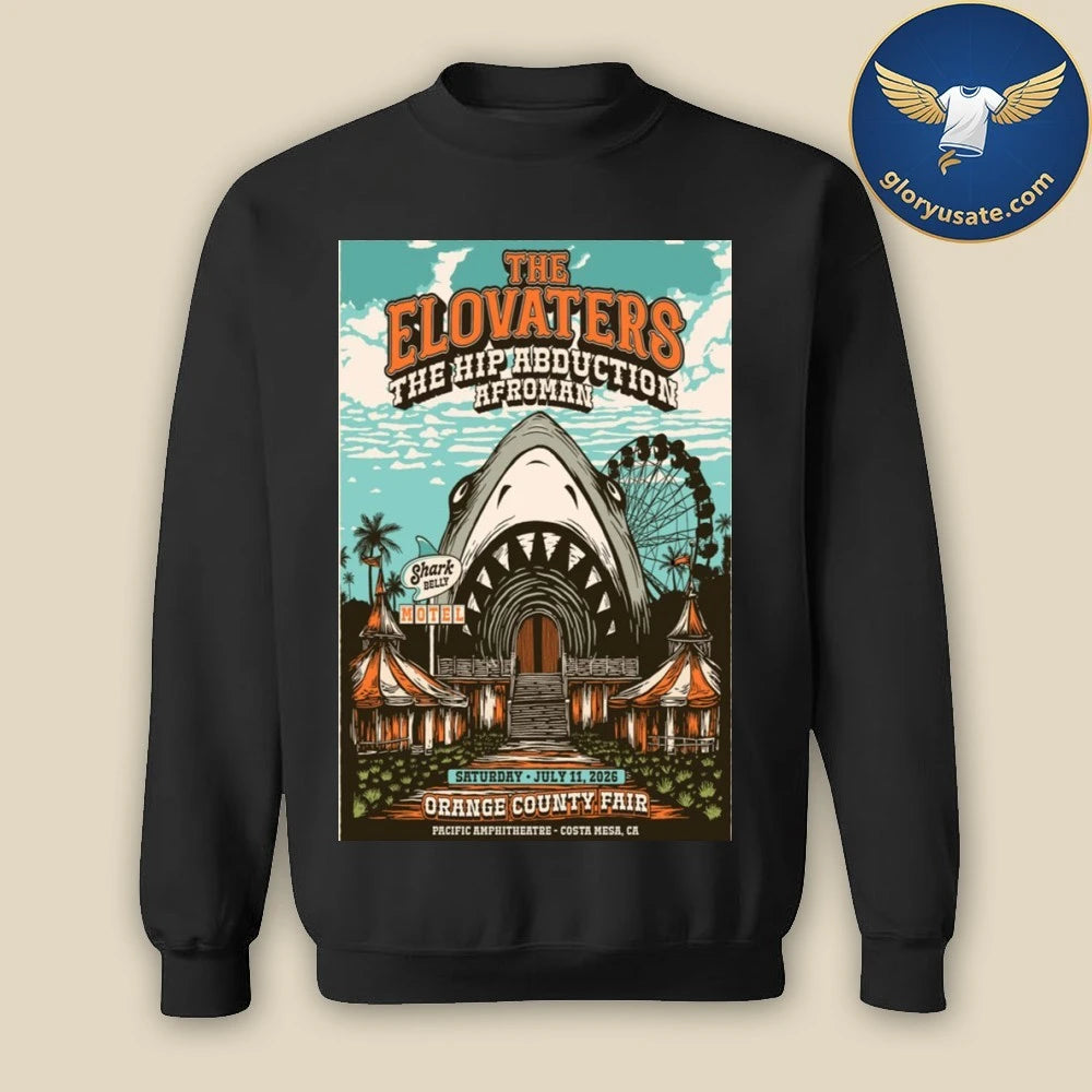 The Elovaters July 11 2026 Pacific Amphitheatre Costa Mesa CA Poster Shirt