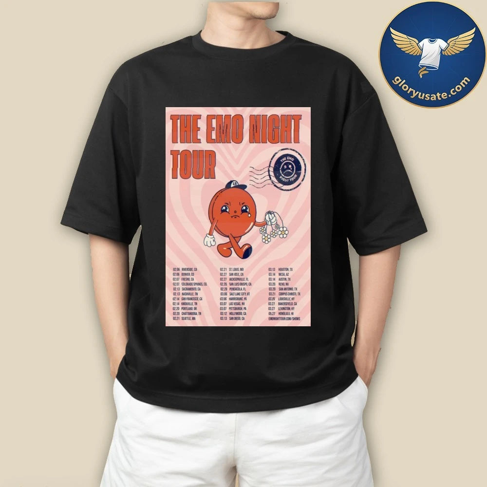 The Emo Night Tour 2026 Poster Shirt