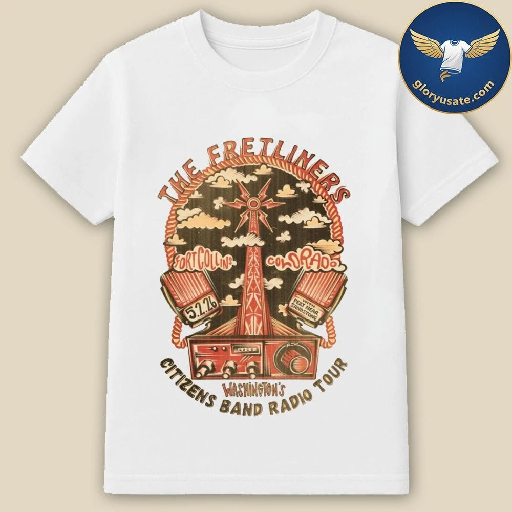The Fretliners May 2 2026 Washington’s FoCo Fort Collins CO Poster Shirt