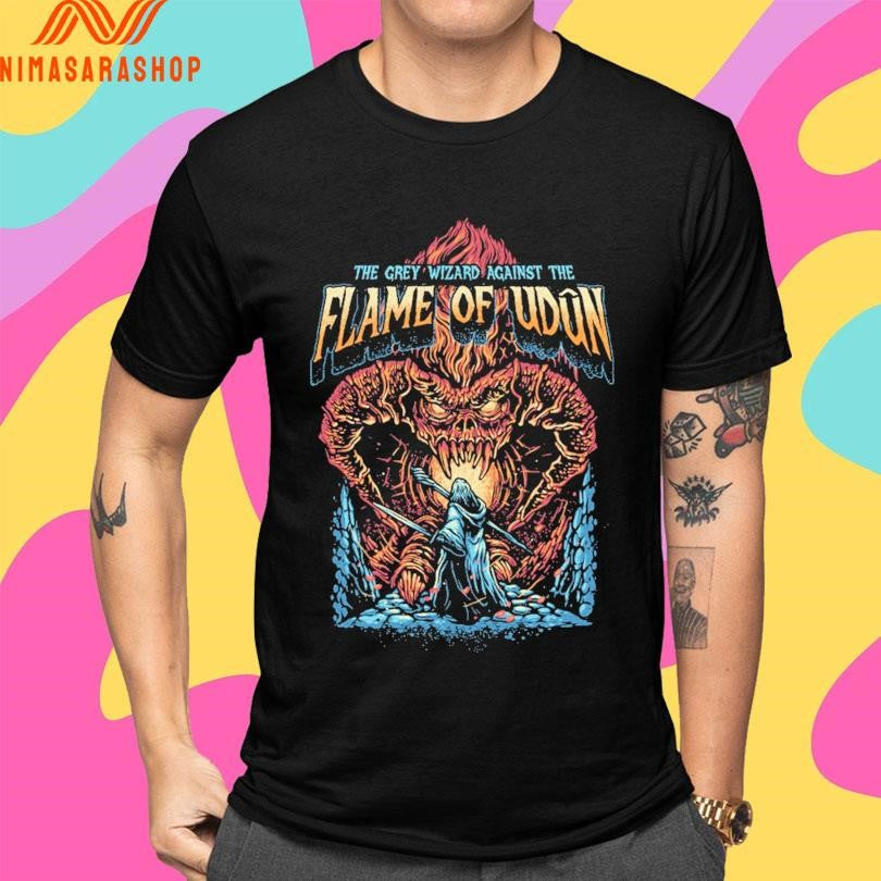 The Grey Wizard Against The Flame Of Udun Shirts