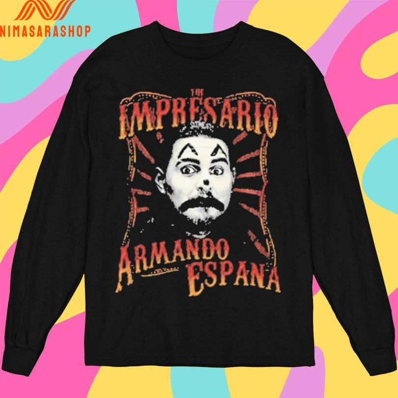 The Impresario Armando Espana Clown Face Shirts