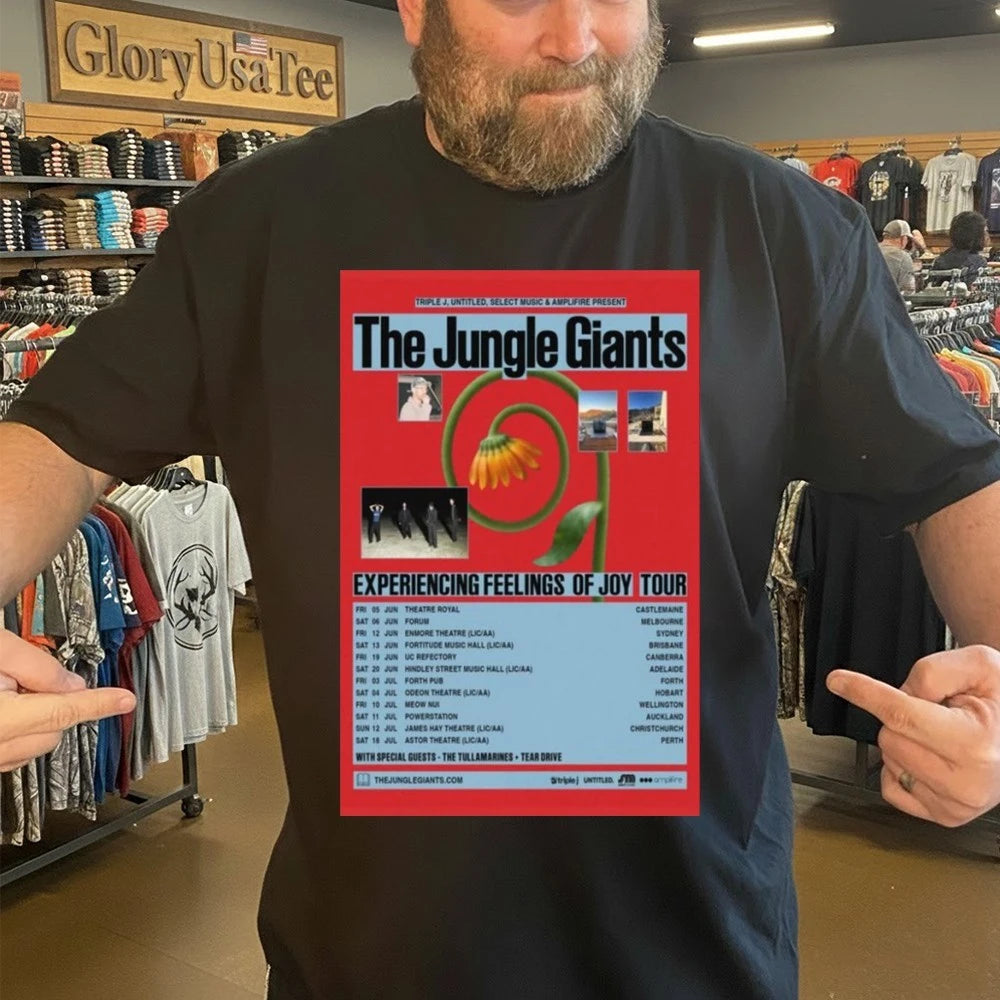 The Jungle Giants Fall Tour 2026 Poster Shirt