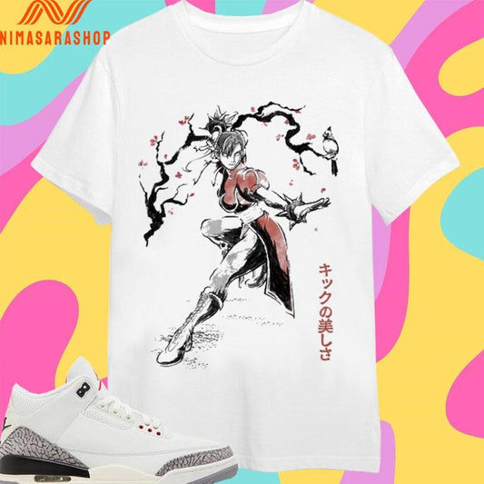 The Kicking Beauty Sumi-e Shirts