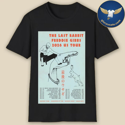 The Last Rabbit Freddie Gibbs 2026 US Tour Poster Shirt