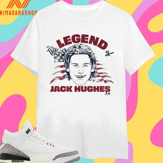 The Legend Of Jack Hughes America Hockey 2026 Champions Shirts