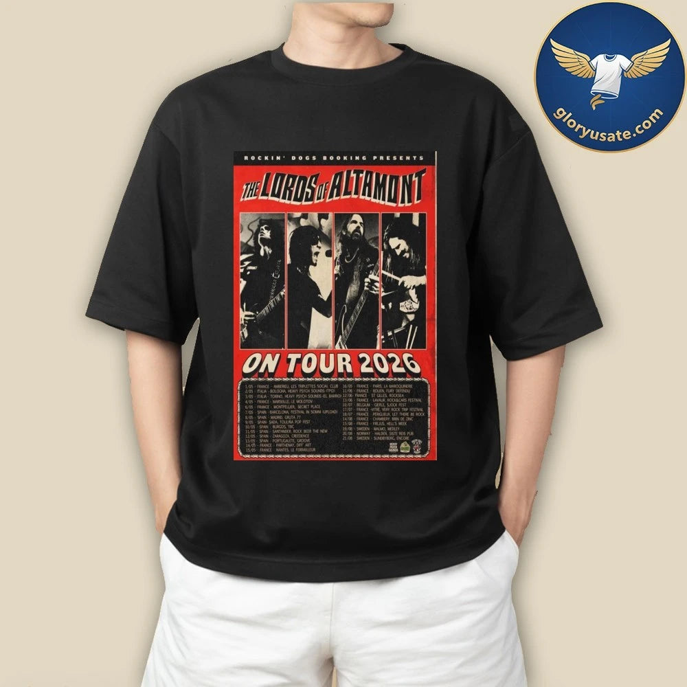 The Lords Of Altamont Tour 2026 Poster Shirt