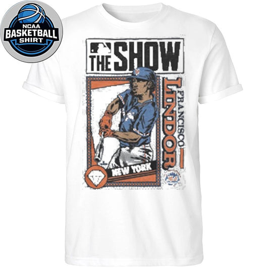 The MLB The Show video game features a character from the New York Mets team, Francisco Lindor Shirt