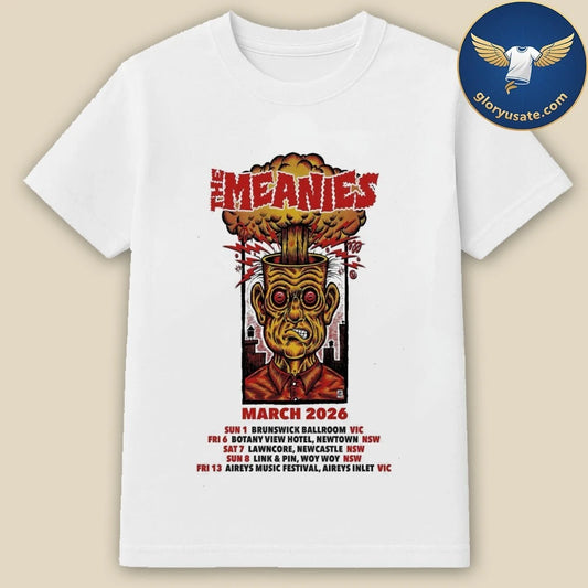 The Meanies Tour March 2026 Australia Poster Shirt