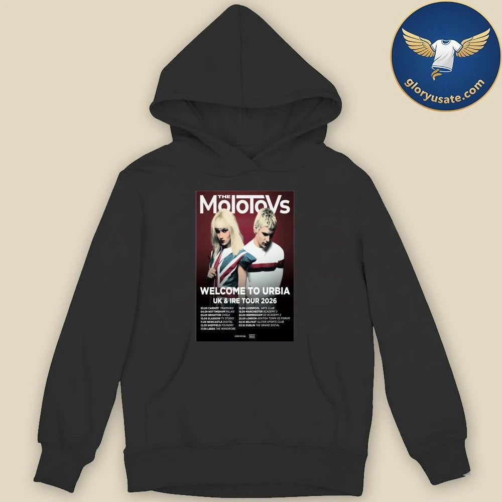 The Molotovs Welcome To Urbia 2026 UK &amp; IRE Tour Poster Shirt