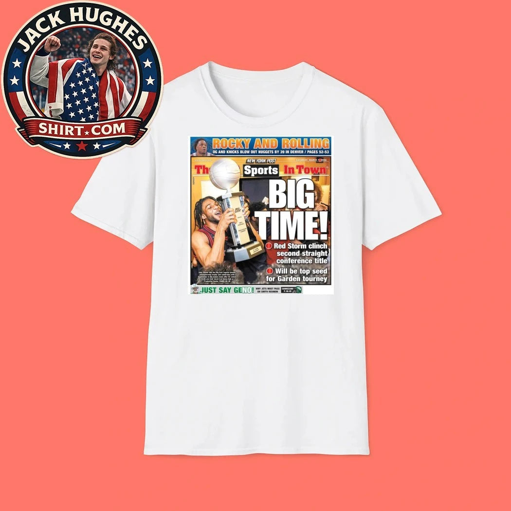 The New York Post reported on the victory of the St. John’s University basketball team T-Shirt