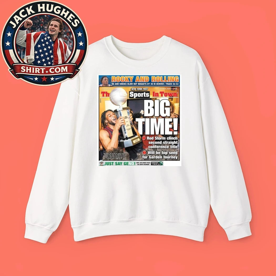 The New York Post reported on the victory of the St. John’s University basketball team T-Shirt