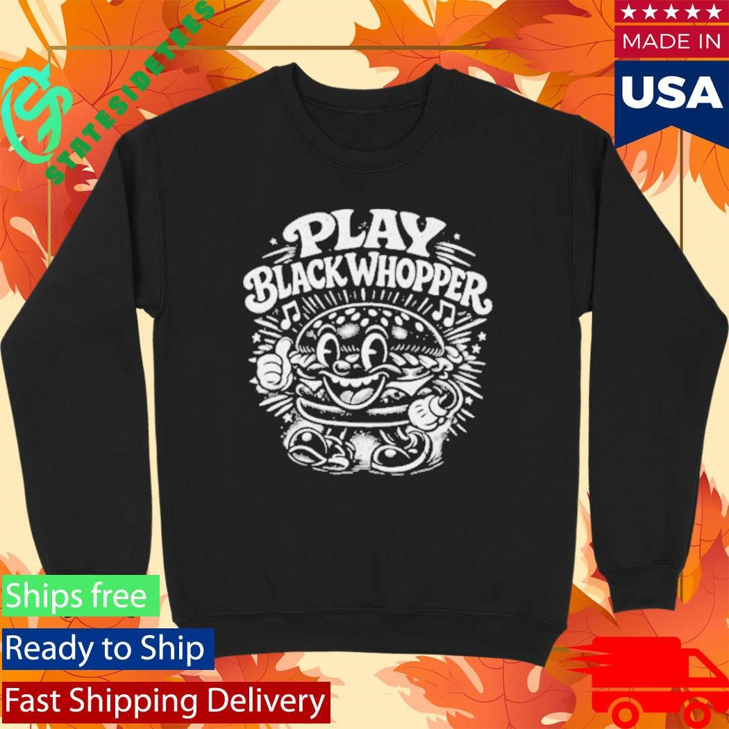 The News Junkie Play Black Whopper Shirt