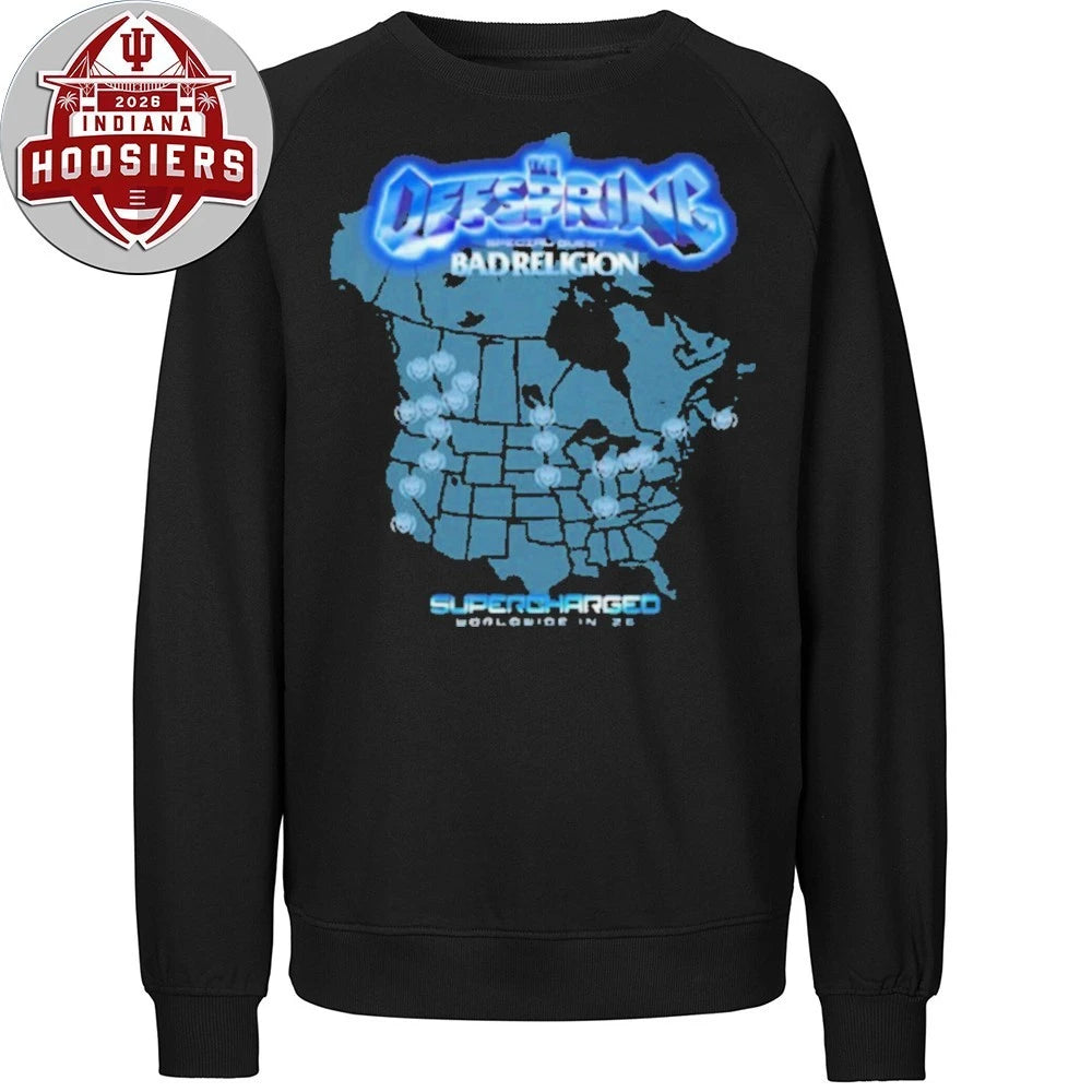 The Offspring Supercharged North American Tour 2026 Shirts