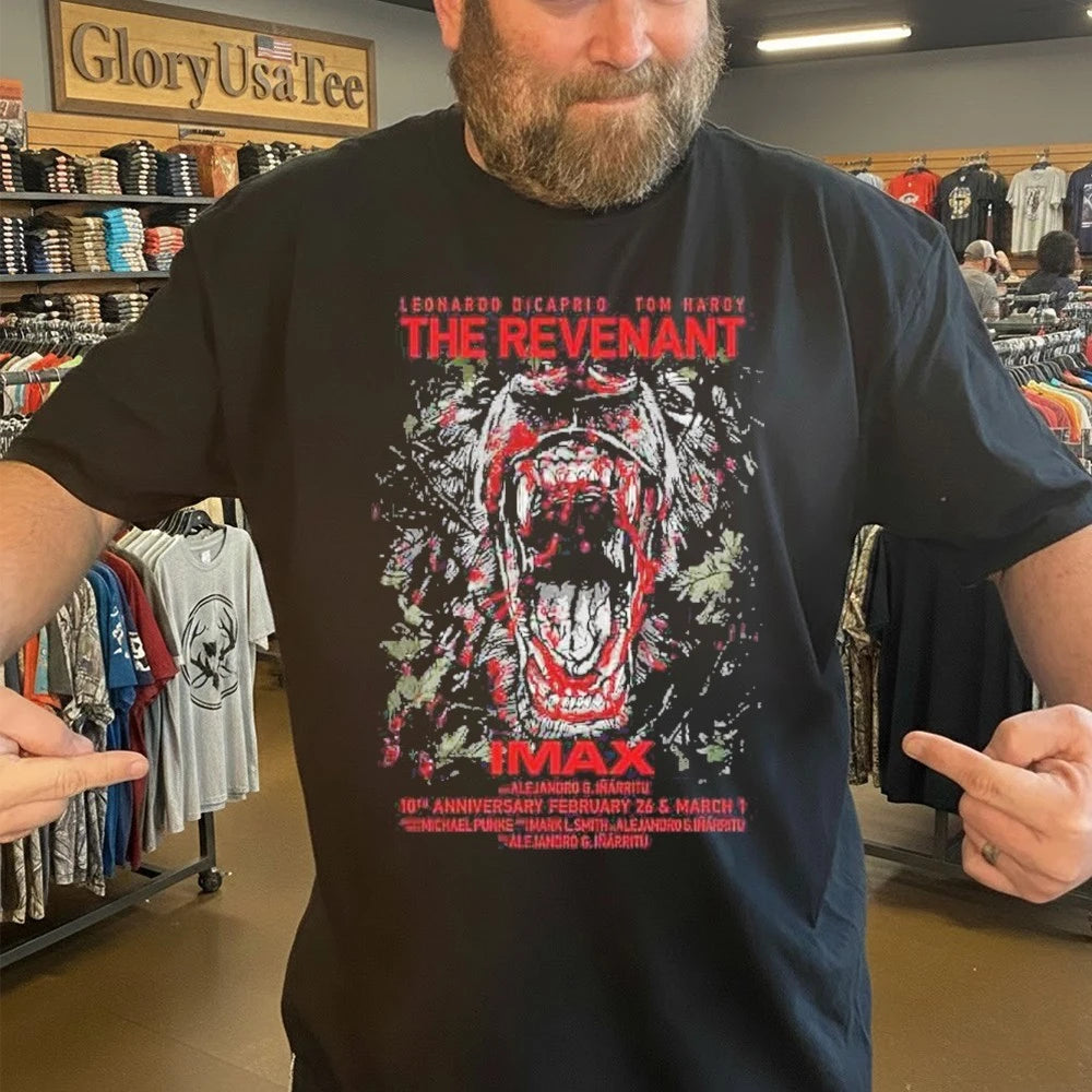 The Revenant Leonardo Dicaprio Eturns To Theaters February 26 And March 1 2026 In Imax T-Shirt