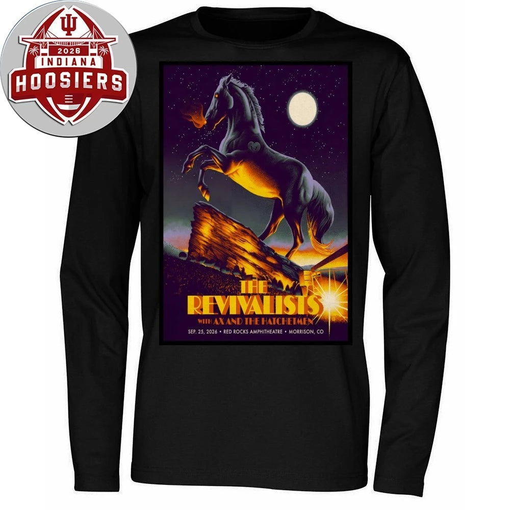 The Revivalists At Red Rocks Amphitheatre On Sept 25 2026 Poster T-Shirt