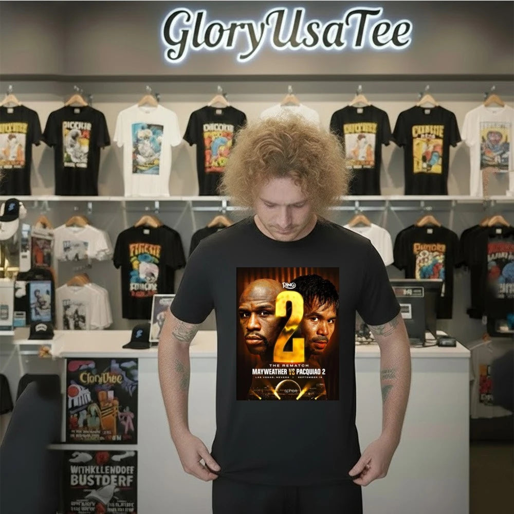 The Ring 2 Floyd Mayweather Jr vs Manny Pacquiao Rematch On September 19 2026 At Sphere in Las Vegas Poster Shirt