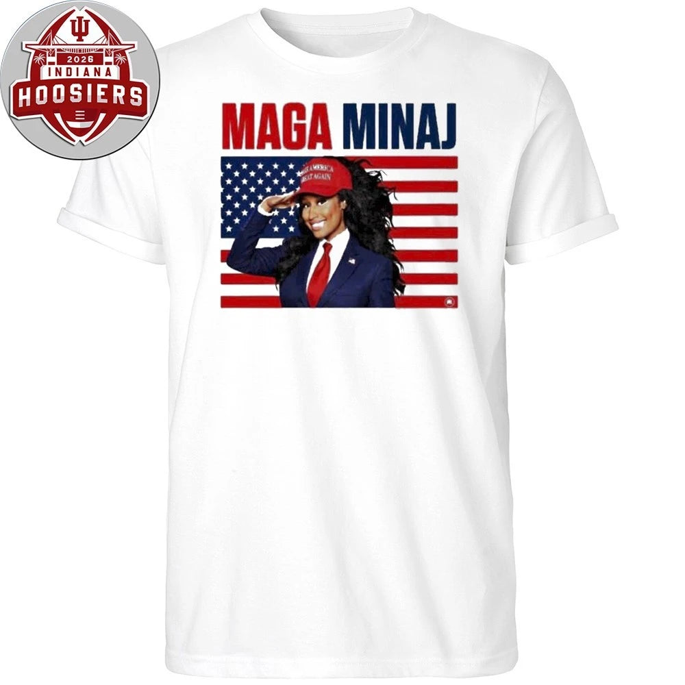 The Rise Of Maga Nicki Minaj And Donald Trump Make America Great Again Flag Shirt